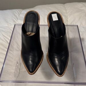Tibi Black Leather Pointed Toe Shoes Women’s size 36/6